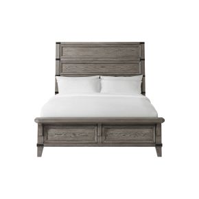 Intercon FG-BR-4965QB-STE-C Intercon FG-BR-4965QB-STE-C Forge - Queen Bed - Brushed Steel