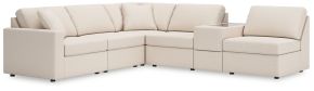 Signature Design by Ashley® 92103S20 Modmax - 6-Piece Sectional With Storage Console And 3 Armless Chairs - Oyster