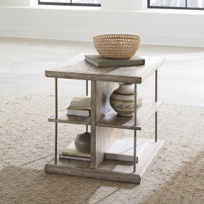 Liberty Furniture 421-OT1020 City Scape - End Table - Burnished Beige