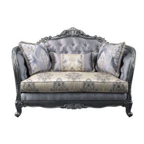 ACME 55346 Ariadne - Loveseat - Fabric & Platinum