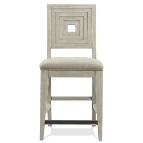 Riverside Furniture 73443 Cascade - Upholstered Wooden Back Counter Stool (Set of 2) - Dovetail