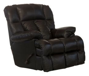 Catnapper 47642-1283/09-3083/09 Victor - Leather Chaise Rocker Recliner - Chocolate