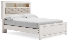 Signature Design by Ashley® B2640B20 Altyra - Queen Panel Bookcase Bed With Roll Slats - White