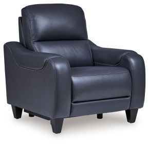 Signature Design by Ashley® U7531113 Mercomatic - Power Recliner With Adj Headrest - Ocean