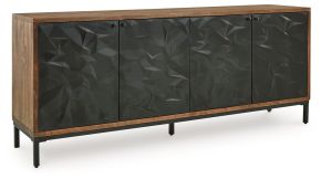 Signature Design by Ashley® A4000649 Dorannby - Accent Cabinet - Black / Brown