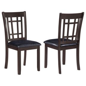 CoasterEveryday 102672 Lavon - Wood Dining Side Chair (Set of 2) - Espresso And Black