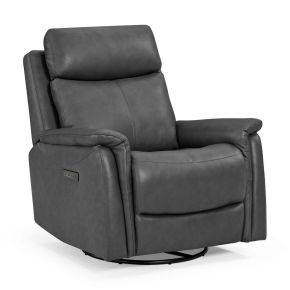 Liberty Furniture 04CO-13P Rowland - Swivel Glider Recliner P3 - Dark Gray