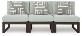 Ashley Furniture P490P6 Beachloft - 3-Piece Outdoor Sectional - Black / Gray