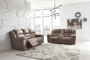 Ashley Furniture 39905/88/94 Ashley Furniture 39905/88/94 Stoneland - 2 Pc. - Reclining Sofa, Loveseat - Fossil