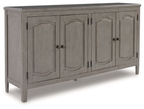 Signature Design by Ashley® T784-40 Charina - Antique Gray - Accent Cabinet
