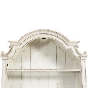 Liberty Furniture 244-HO131 Magnolia Manor - Credenza Hutch - White