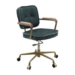 ACME 93171 Siecross - Office Chair - Emerald Greentop Grain Leather