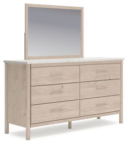 Signature Design by Ashley® B2615B1 Cadmori - Dresser And Mirror - Two-Tone