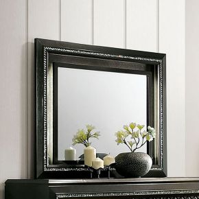 Furniture of America CM7584M Demetria - Mirror - Metallic Gray