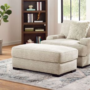 Furniture of America FM64201BG-OT Ardenfold - Ottoman - Beige