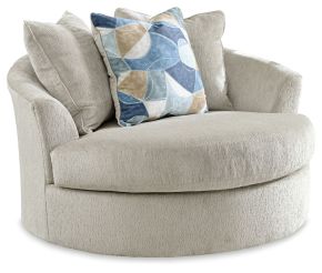 Benchcraft® 3300421 Maxon Place - Oversized Swivel Accent Chair - Stone