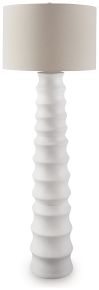 Signature Design by Ashley® L235851 Veraleigh - Poly Floor Lamp - White