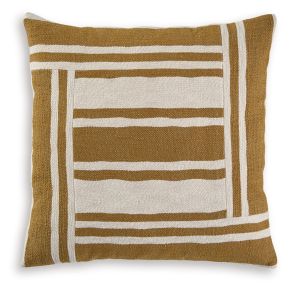Signature Design by Ashley® A1001116 Darrman - Pillow (Set of 4) - Ochre / Ivory