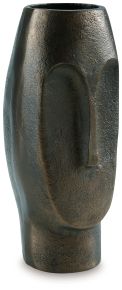 Ashley Furniture A2000692 Elanman - Vase - Antique Bronze Finish