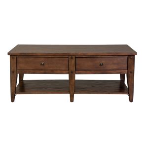Liberty Furniture 210-OT1010 Lake House - Cocktail Table - Rustic Brown