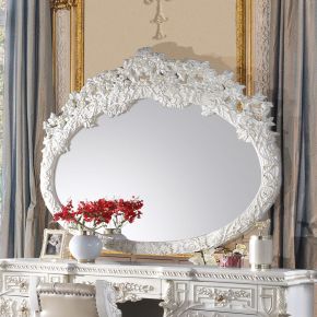 ACME BD00673 Vanaheim - 58" Mirror - Antique White