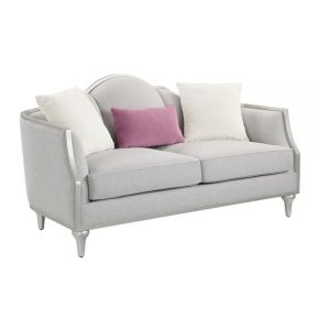 ACME LV01500 Kasa Loveseat - Beige Linen