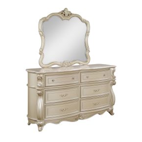 New Classic B992-050M Monique - Dresser With Marble Top - Champagne