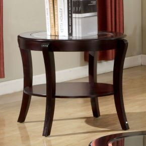 Furniture of America CM4488E Finley - End Table - Espresso
