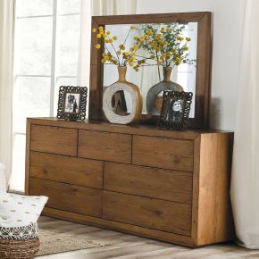 Furniture of America FOA7460WN-D Leirvik - Dresser - Light Walnut