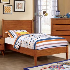Furniture of America CM7386A-T-BED Lennart - Twin Bed - Oak