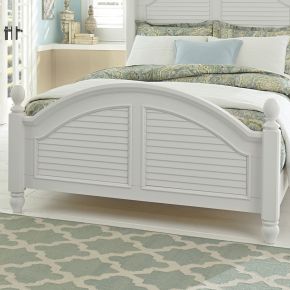 Liberty Furniture 607-BR04 Summer House - King Poster Footboard - White