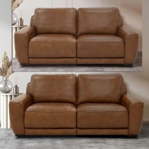 Liberty Furniture 6000HN-UPH-SOLO Blake - Sofa & Loveseat - Brown