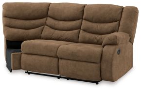 Signature Design by Ashley® 3690250 Partymate - Raf Reclining Loveseat - Brindle