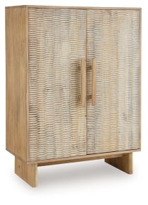 Signature Design by Ashley® A4000696 Dallinbury - Accent Cabinet - Natural / White Wash