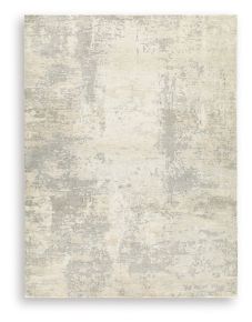 Signature Design by Ashley® R408080 Raif - 9' x 12' Rug - Gray / White / Cream