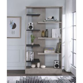 ACME 92532 Magna - Bookshelf - Faux Concrete & Black