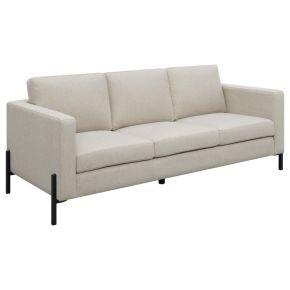 Coaster Fine Furniture 509901 Tilly - Upholstered Track Arm Sofa - Oatmeal