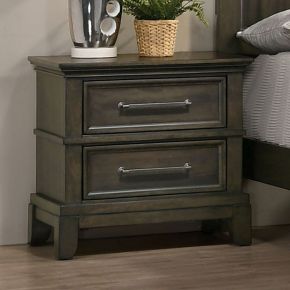 Furniture of America CM7221GY-N Houston - Nightstand - Gray