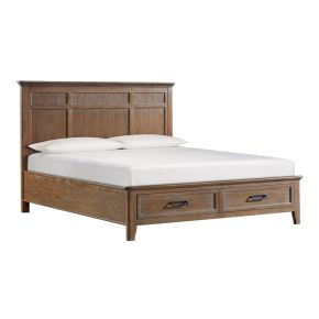 Intercon AL-BR-5350KS-HVT-C Alta - King Storage Bed - Harvest