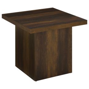 Coaster Fine Furniture 710887 Devar - Square Engineered Wood Side End Table - Dark Pine