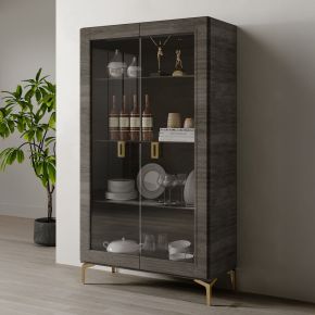 ACME DN04719 Venezia - Wine Cabinet - Gray