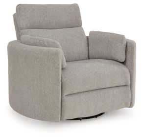 Benchcraft® 6860561P ModMax Luxe - Swivel Glider Power Recliner - Flint