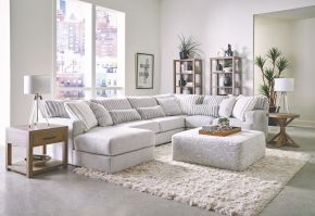 Jackson 330330-1847/18-1998/18 Logan Modular Sectional - Armless Sofa - Moonstruck