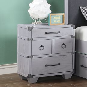 ACME 36138 Orchest - Nightstand With USB - Gray