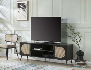 ACME LV01080 Colson - TV Stand - Black Finish