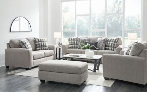 Signature Design by Ashley® 50805/38/35/23/14 Avenal Park - 4 Pc. - Sofa, Loveseat, Chair And A Half, Ottoman - Flannel
