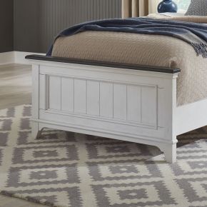 Liberty Furniture 417-BR18 Allyson Park - Full Panel Footboard - White