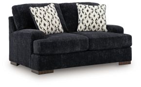 Benchcraft® 8040435 Whitmore Manor - Loveseat - Black Pearl