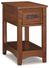 Signature Design by Ashley® T007-319 Breegin - Chair Side End Table - 1 Drawer - Brown