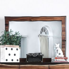 Furniture of America CM7363M Fulton - Mirror - Dark Oak / Dark Walnut